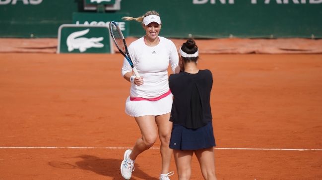 Alexa Guarachi inscribió su nombre en la final de dobles de Roland Garros