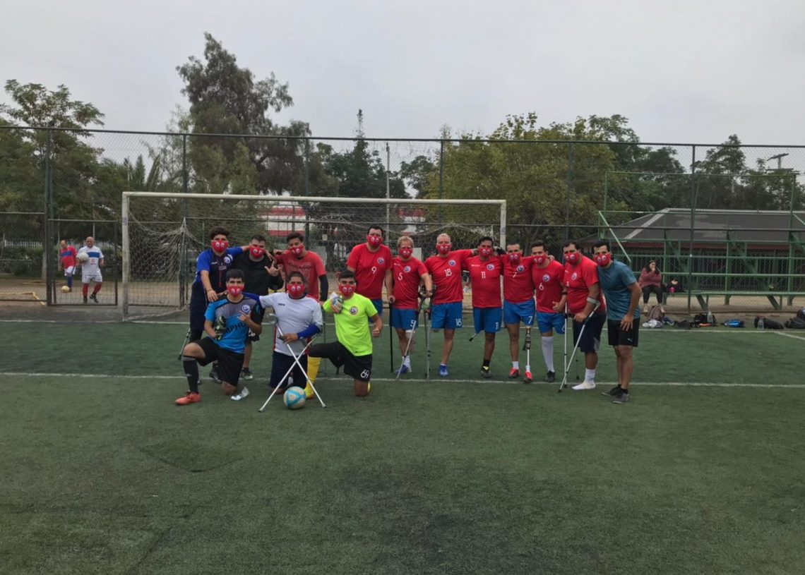 Talquino está viviendo su sueño de niñez en selección nacional de amputados 