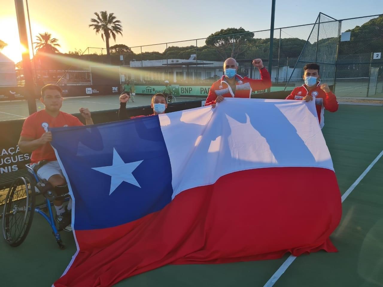 Sanclementino fue parte de histórica clasificación de Chile al Mundial de tenis en silla de ruedas