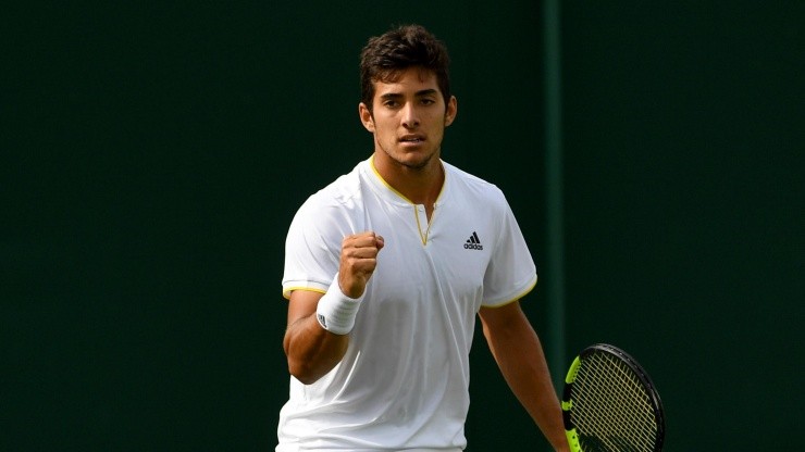 Garín en racha en Wimbledon y ya sacó pasajes a tercera ronda