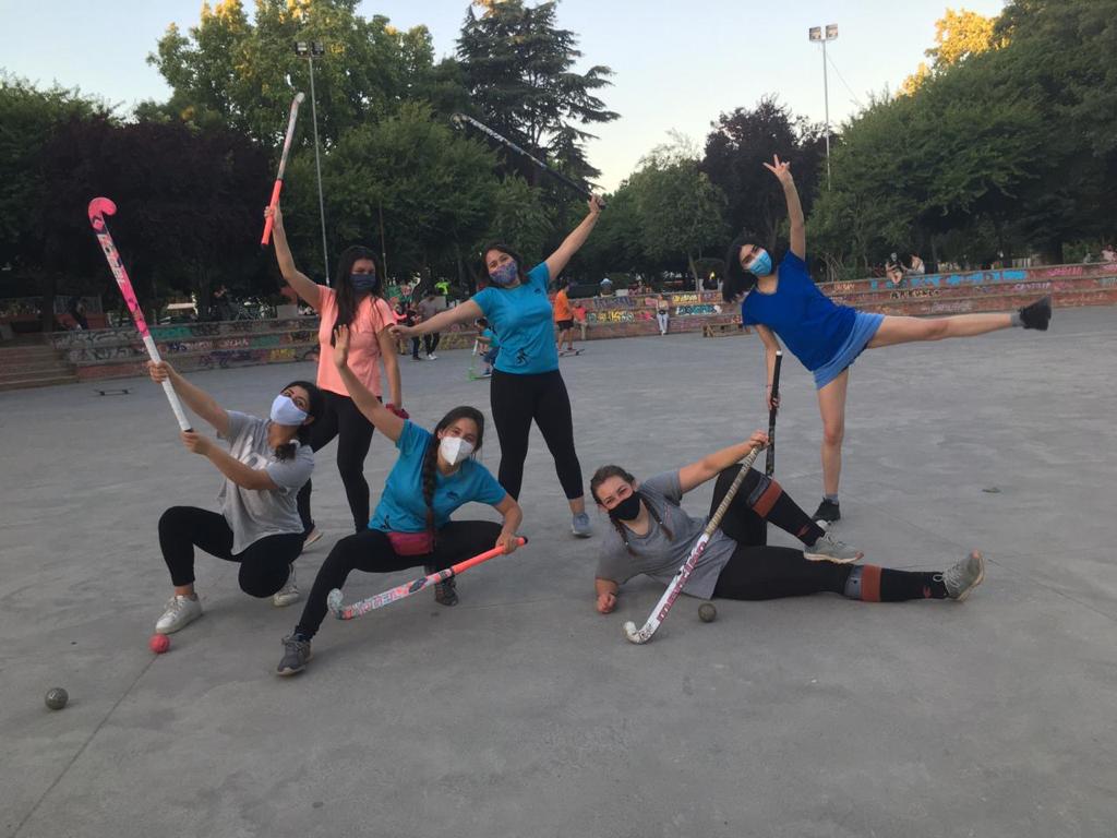 Hockey talquino busca ganarse un espacio en la comunidad 