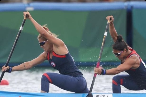 Karen Roco fue parte de la final del Mundial de Canotaje en C2