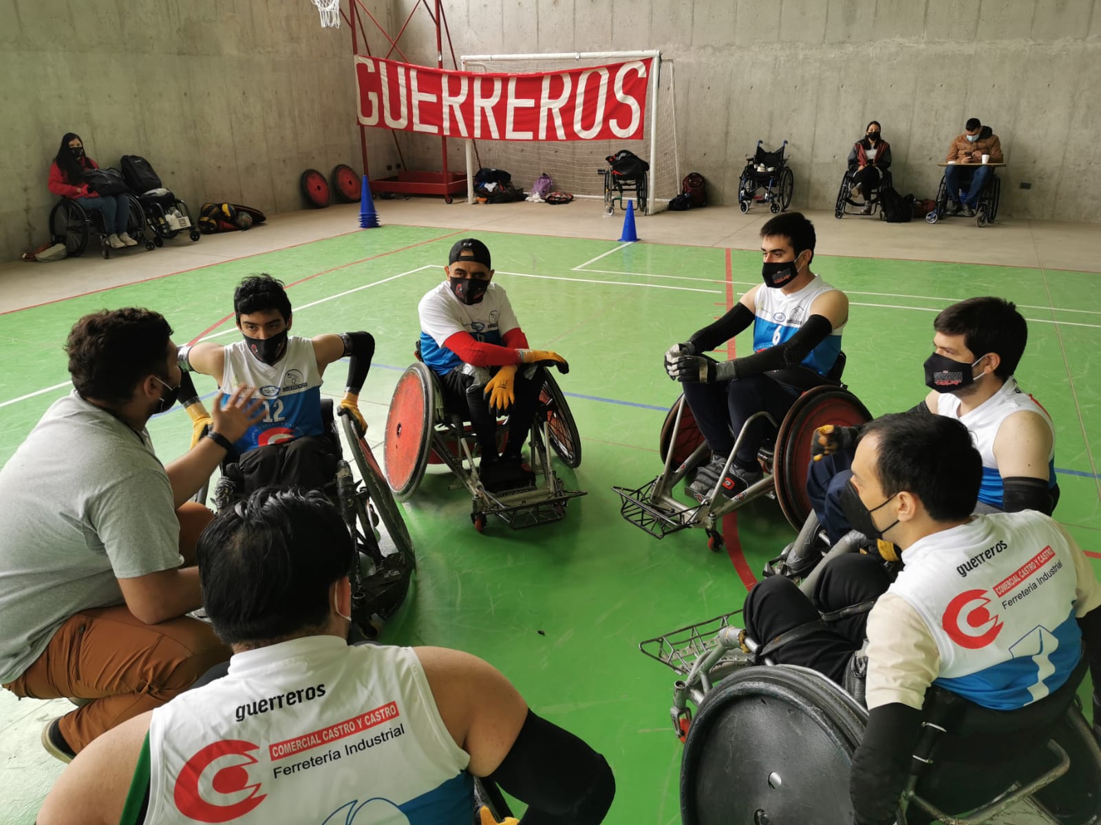 Talca está siendo anfitrión de Nacional de rugby en silla de ruedas