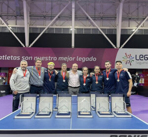 Equipo chileno fue segundo en  Panamericano de tenis de mesa