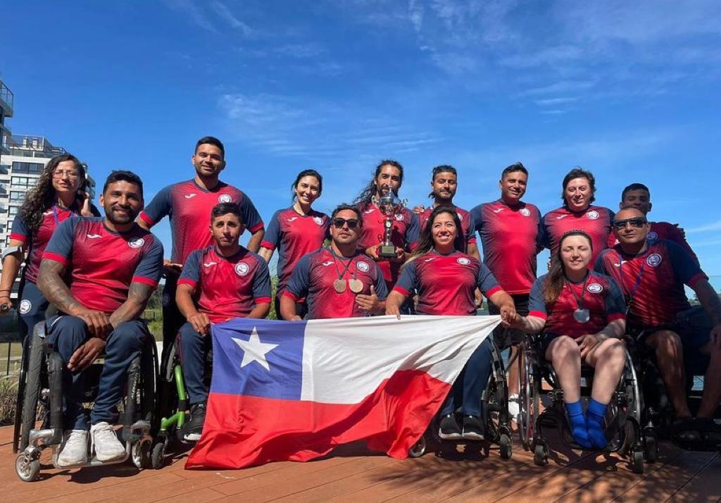 Talquino sumó dos medallas en Sudamericano de paracanotaje