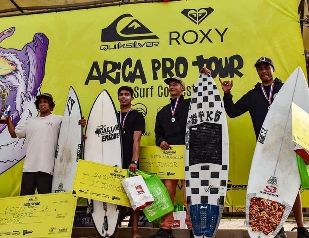 Curanipeño fue vicecampeón en Nacional de surf en Arica