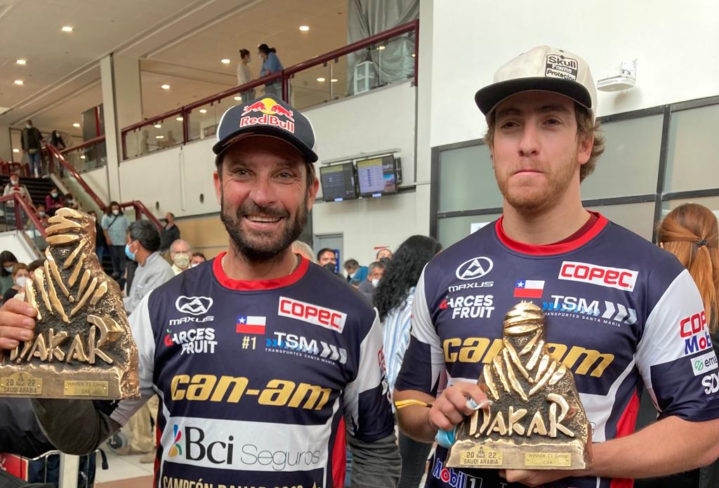 “Chaleco” ya está en Chile tras el título en el Dakar