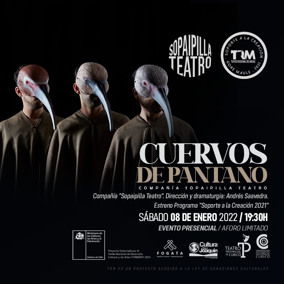 Este sábado se estrena la obra teatral “Cuervos de Pantano”