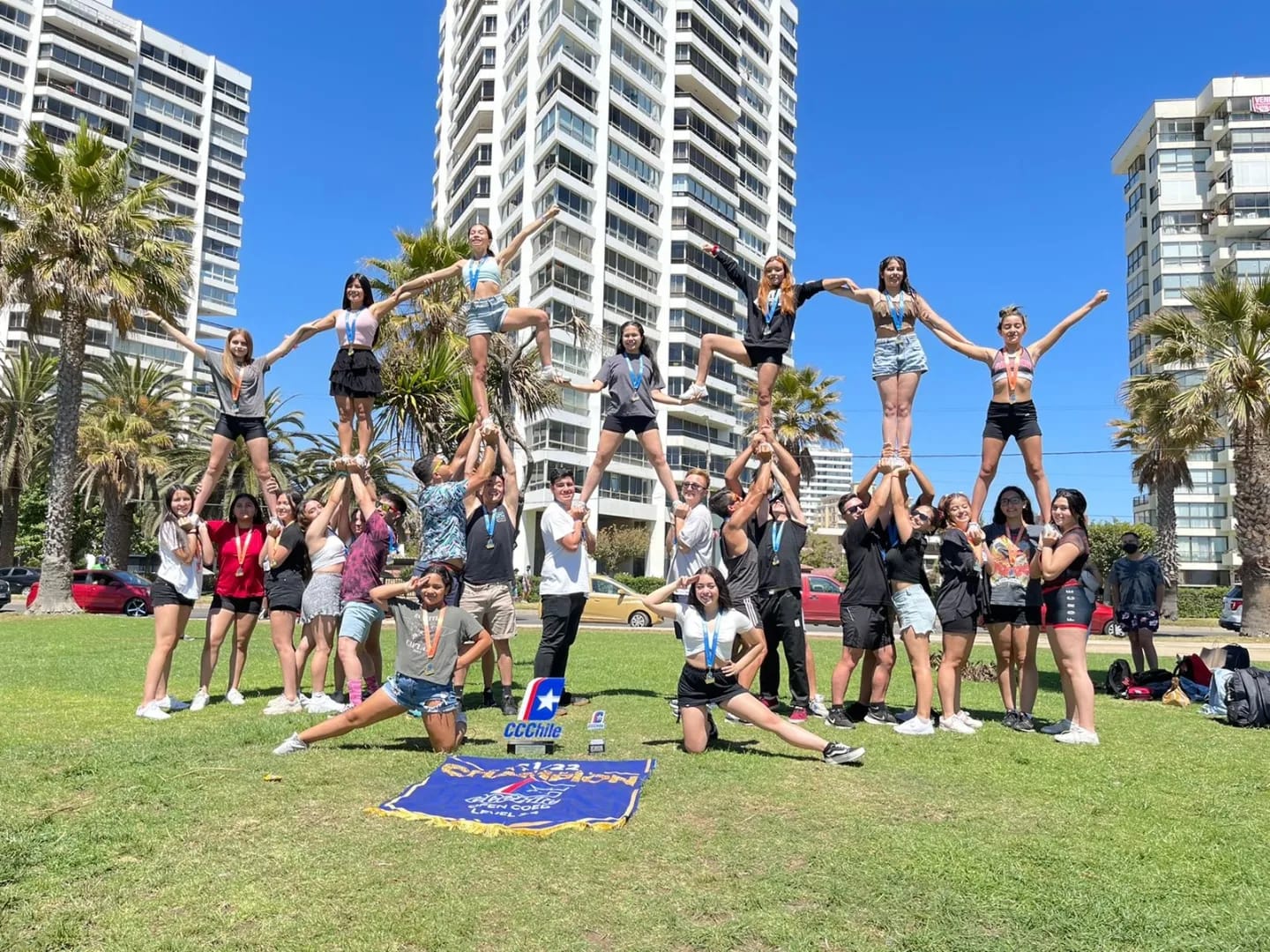 Equipo talquino de cheerleading fue campeón Nacional