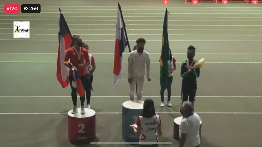 Rocío Muñoz se subió al podio del Sudamericano indoor de Bolivia