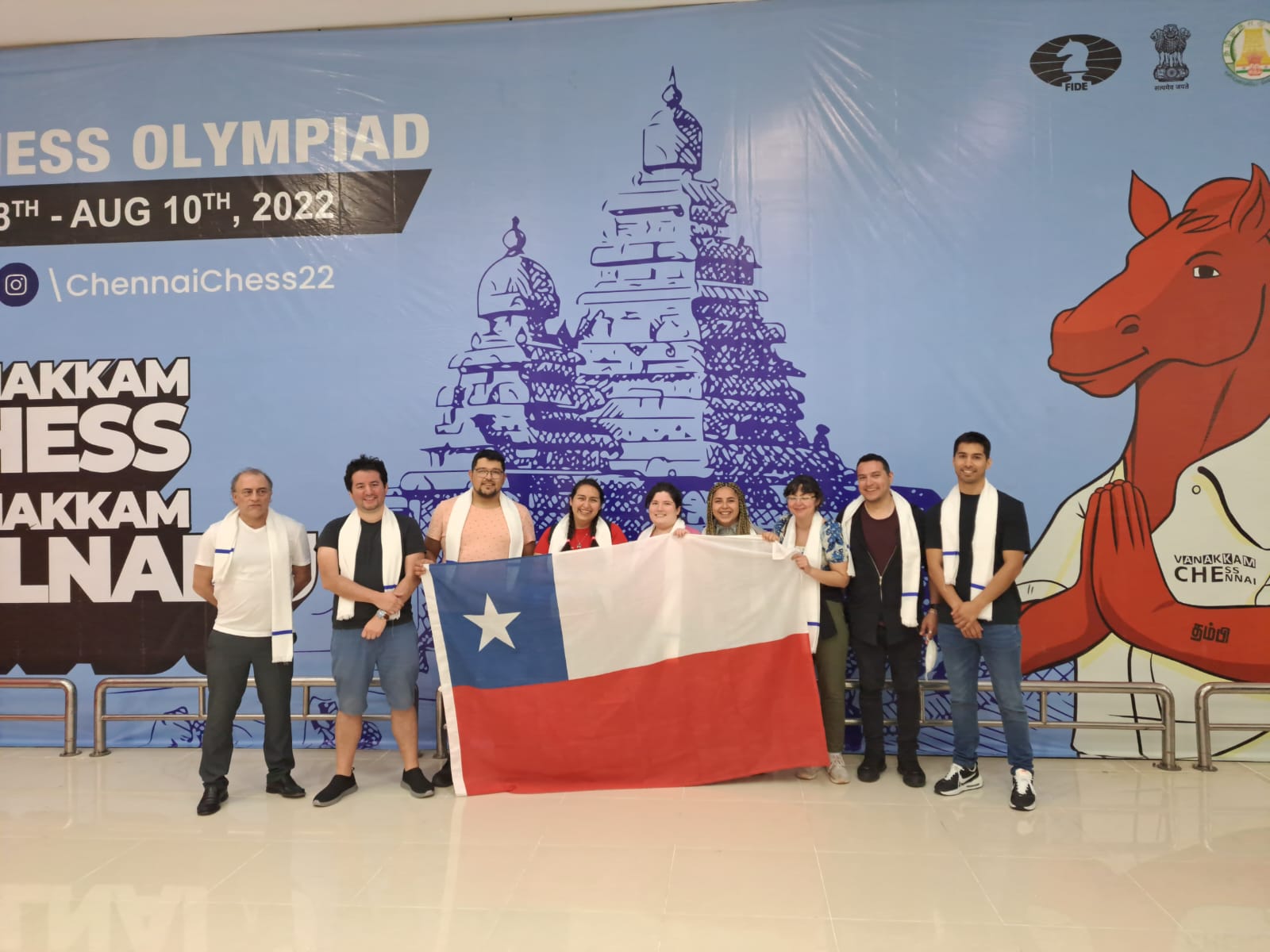 Maulinas defienden al país en Olimpiada Mundial de ajedrez en India