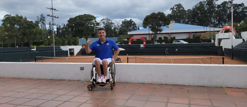Maulino irá por la corona en torneo  de tenis en silla de ruedas en Ecuador