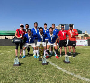 Talquino se coronó campeón en torneo de fútbol 5 en Perú