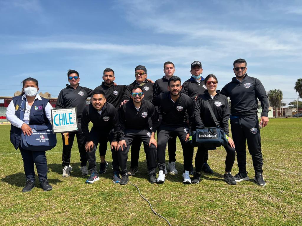 Talquino está siendo parte de torneo de fútbol 5 en Perú