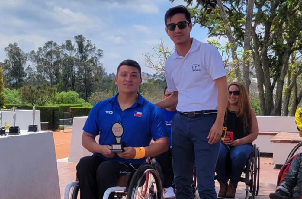 Sanclementino fue subcampeón en torneo de tenis en silla de ruedas en Ecuador