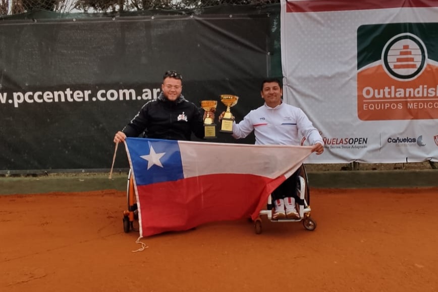 Tenista paralímpico terminó actuación internacional con excelentes resultados