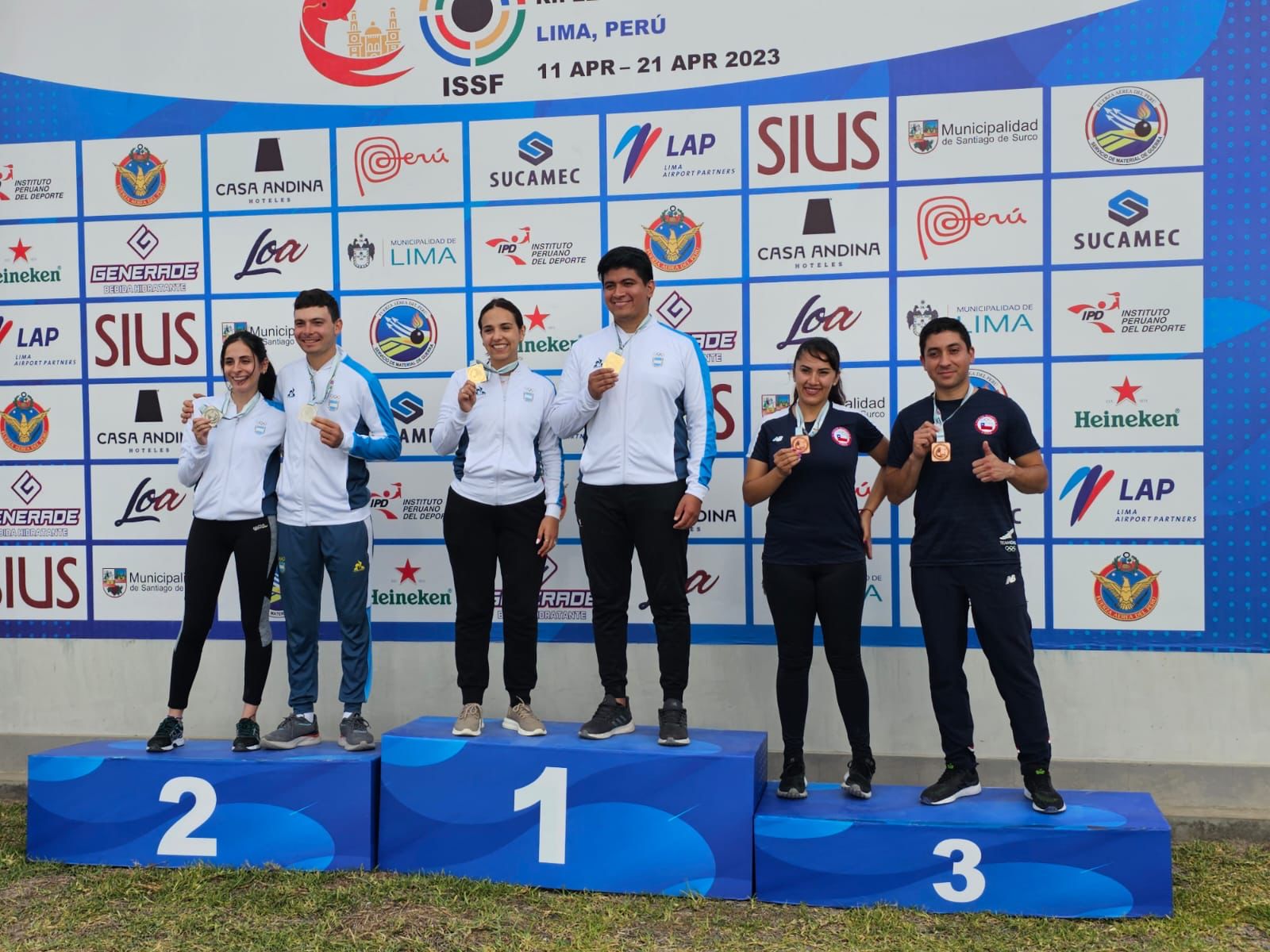 Sanclementino se subió al podio en competencia sudamericana de tiro al blanco