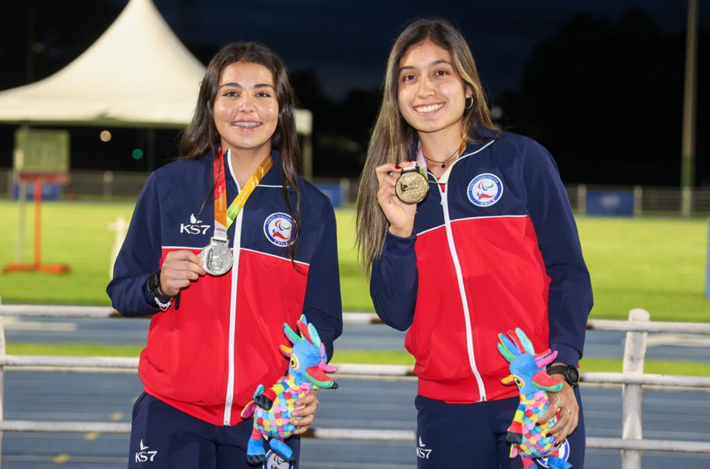 Cauqueninas se subieron a lo más alto del podio en Parapanamericanos de la Juventud