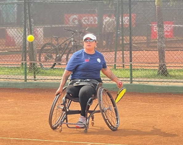 Tenista paralímpica talquina llegó al top 100 del mundo