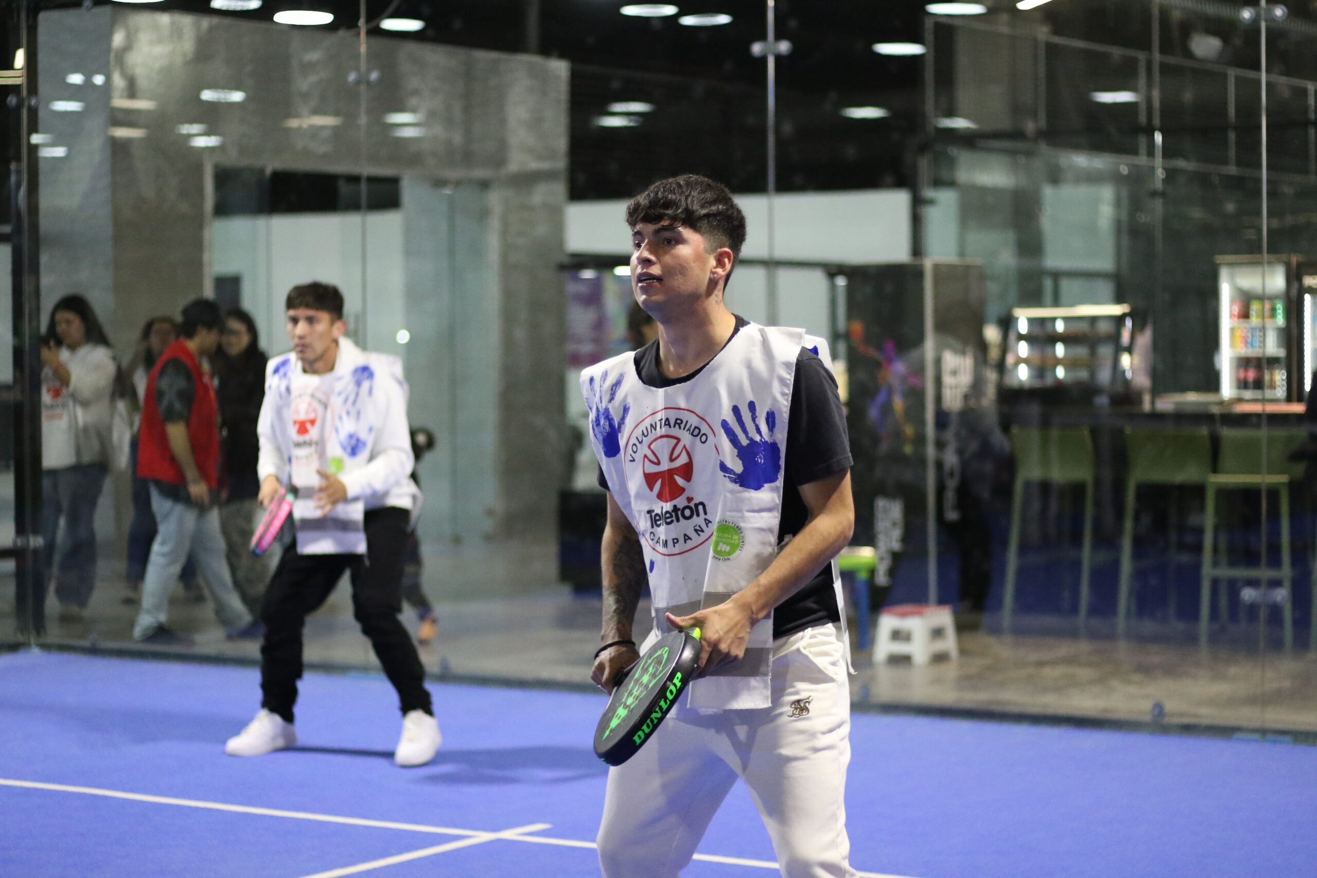 Jugadores de Rangers participaron en la Padeltón