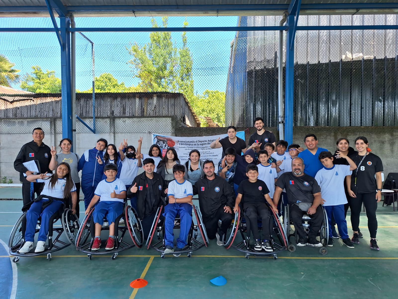 Con total éxito culminaron clínicas de la Asociación Paralímpica del Maule