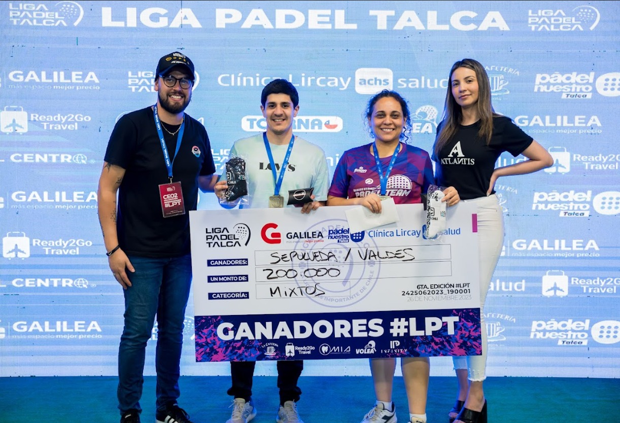 Liga Pádel Talca culminó su sexta versión con premios de lujo