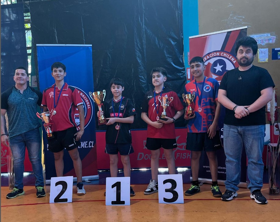 Club Escuela de Tenis de Mesa de Talca destacó en la escena nacional y se proyecta en grande
