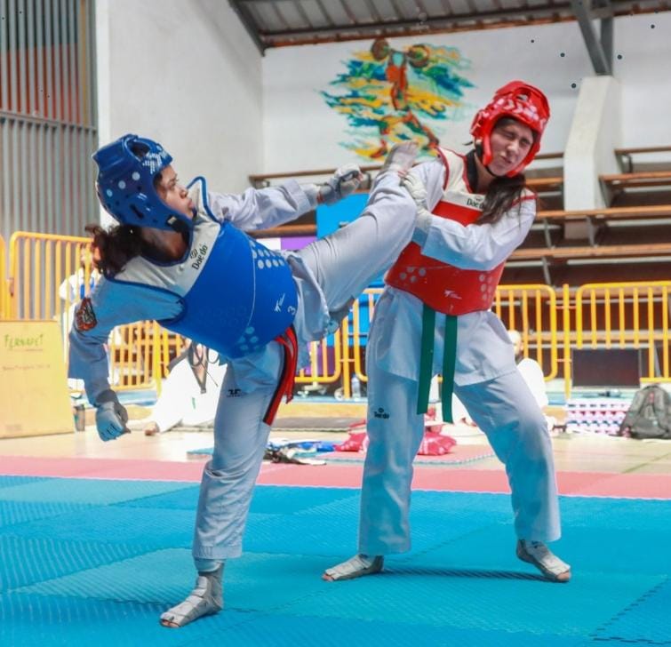 Encuentro de combates de taekwondo contó con amplia convocatoria en San Javier