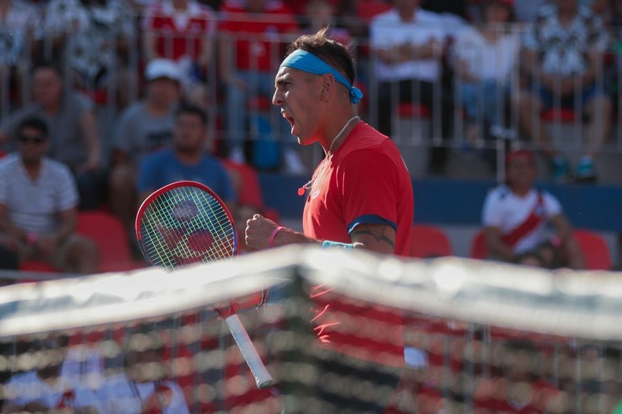 Tabilo ganó y le dio el triunfo a Chile sobre Perú en la Copa Davis