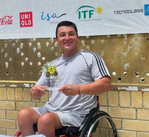 Tenista paralímpico maulino consiguió máximo trofeo en el Barranquilla Open