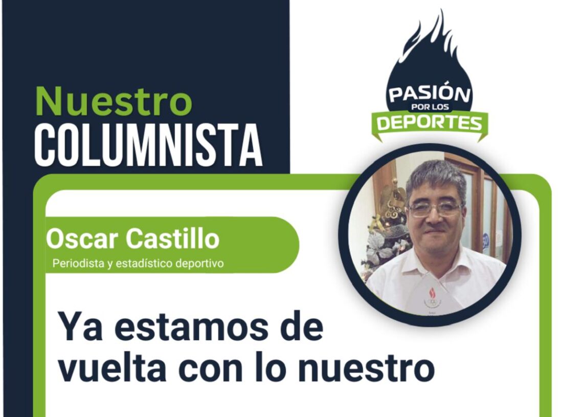 Ya estamos de vuelta con lo nuestro