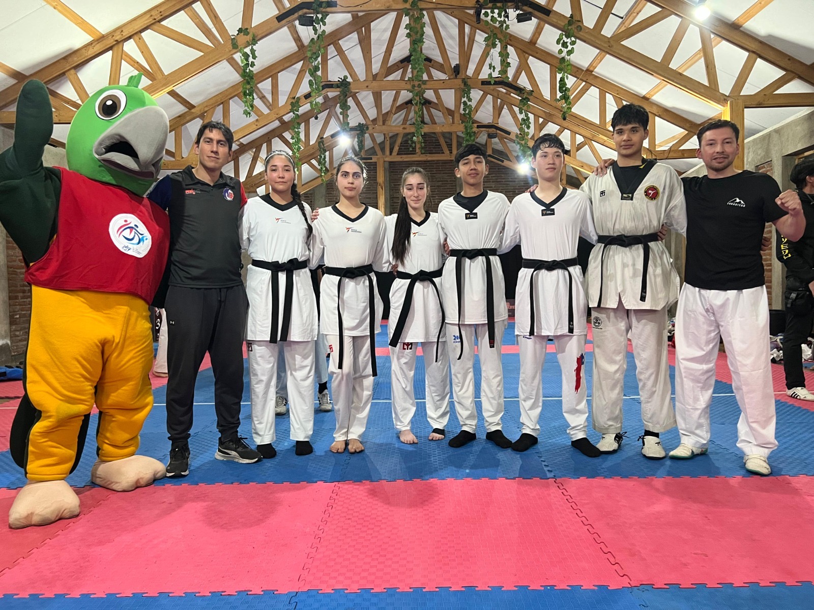 Taekwondo maulino afina detalles para cumplir buena tarea en los Juegos Binacionales