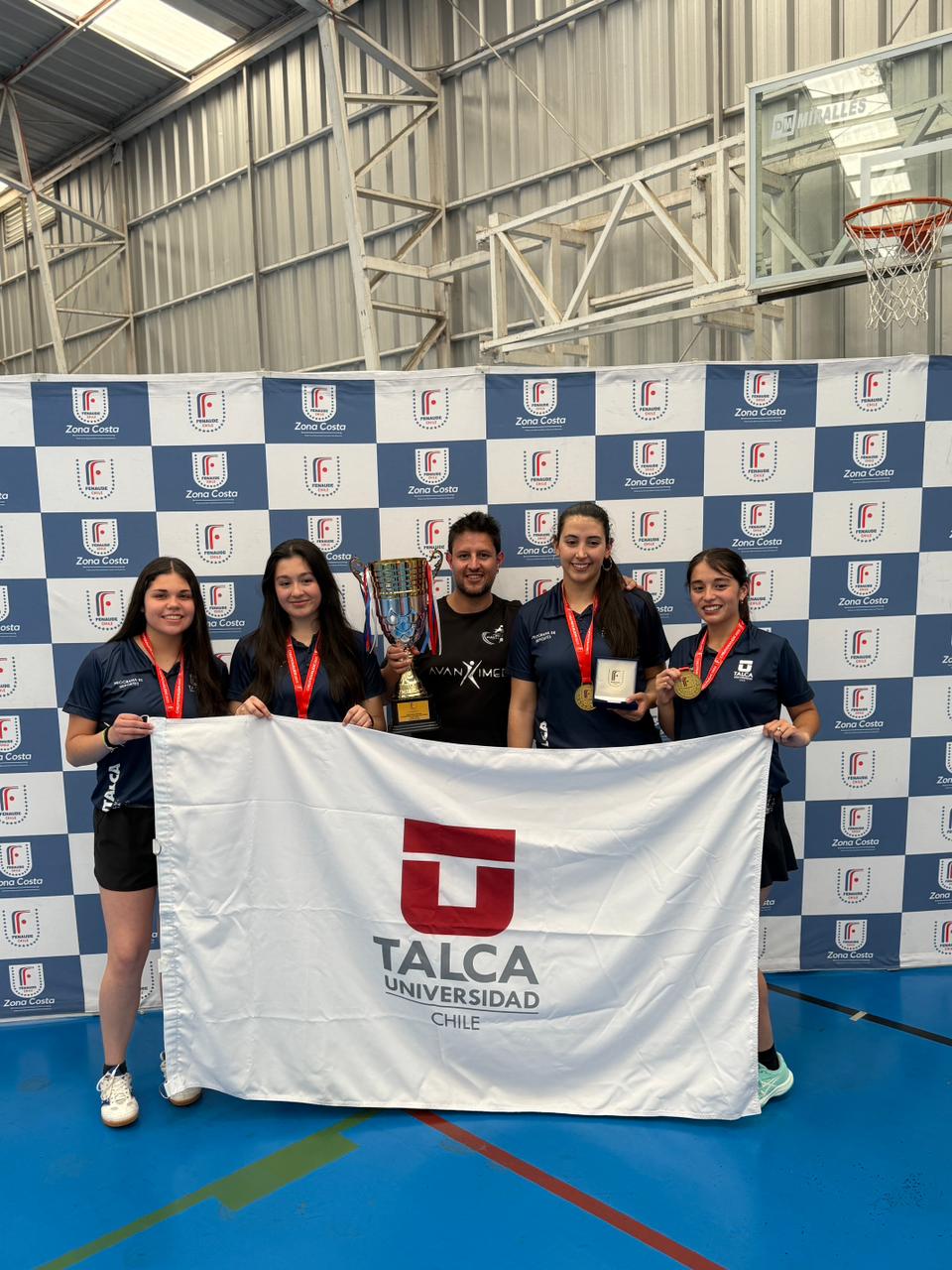 UTalca se consagra monarca nacional de tenis de mesa en torneo Fenaude